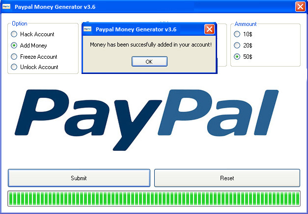 paypal money generator download no survey